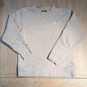 Nike Light Gray Crewneck Sweater